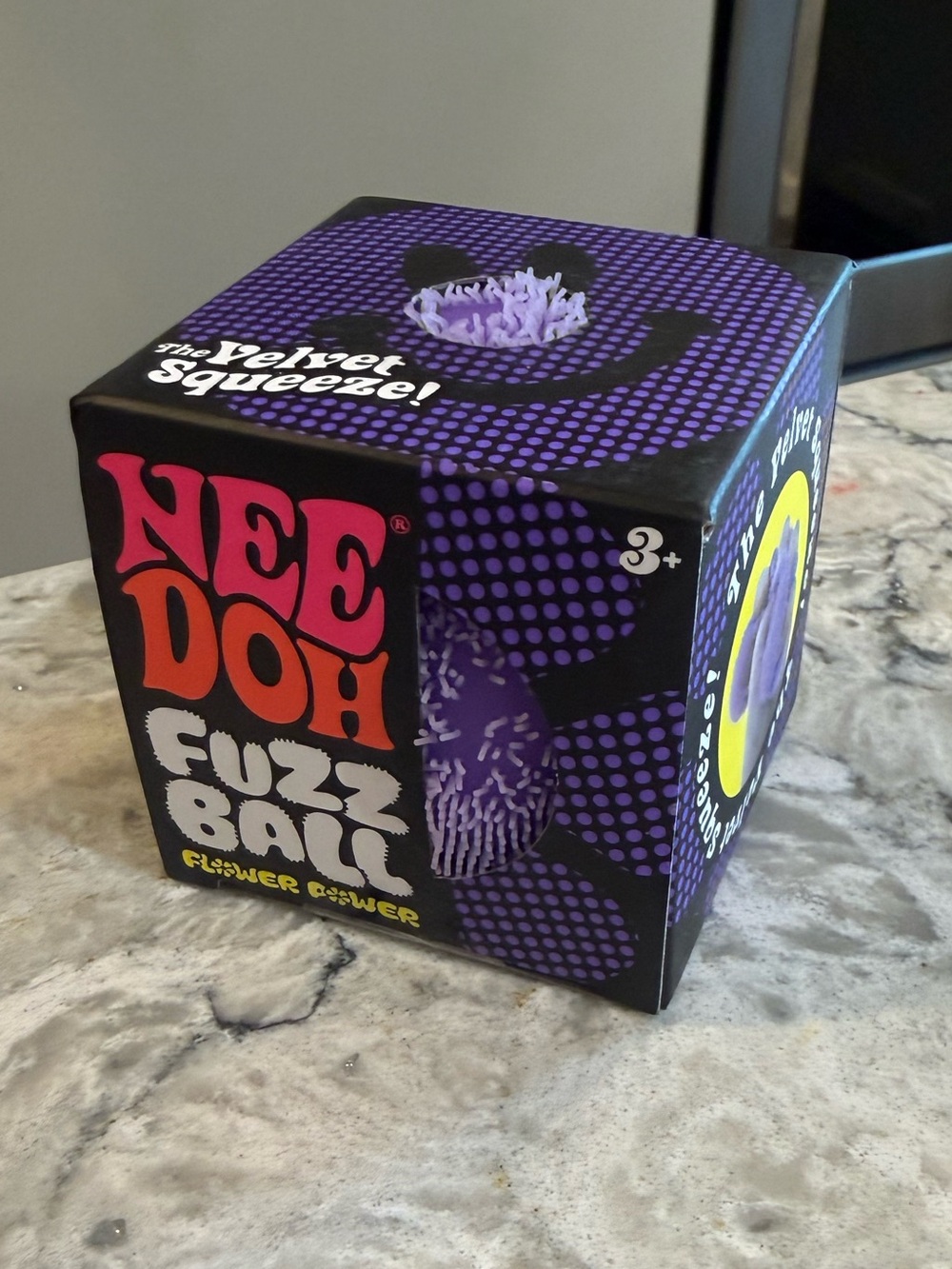 NEE DOH Fuzz Ball Flower Power - Purple